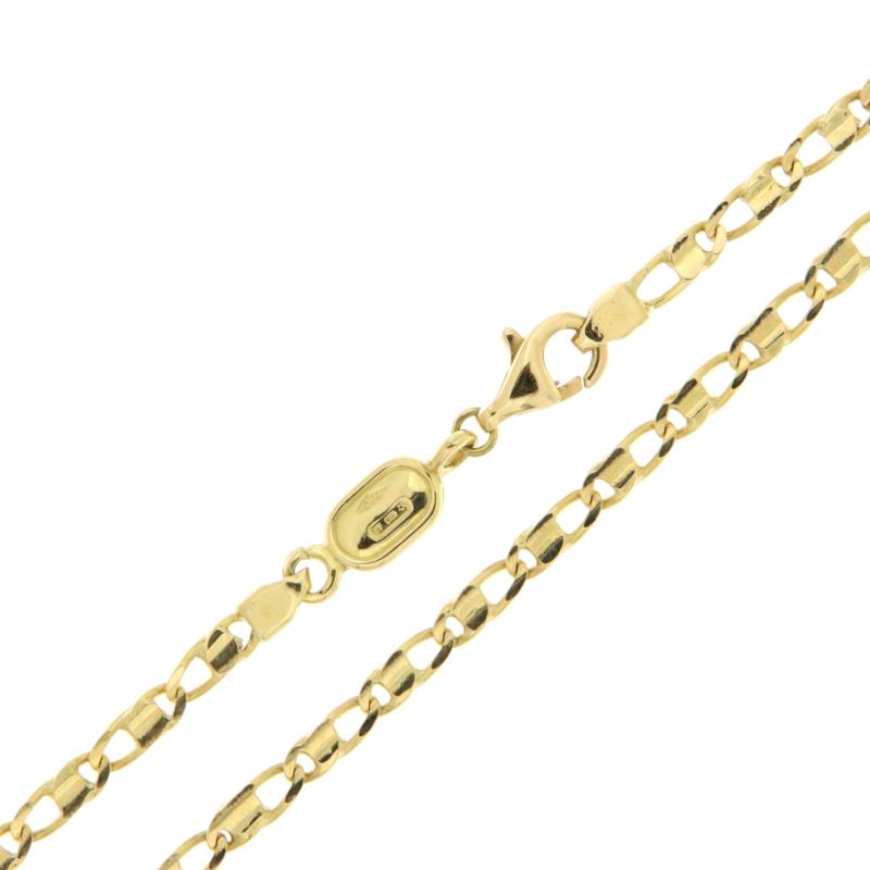 COLLANA MAGLIA OCCHIO DI PERNICE LUNGH CM 50.30 LARGH. CM 0.30 ORO GIALLO 750/1000 GR 10.90